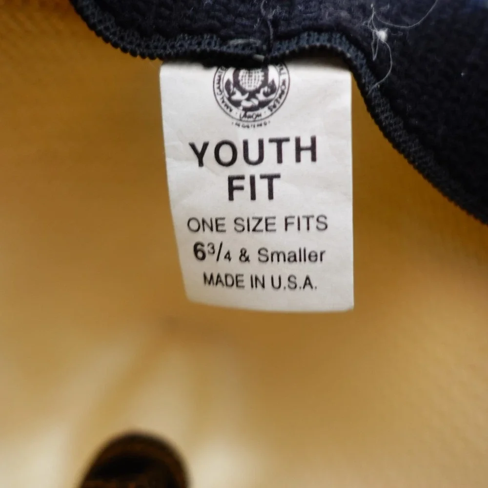 Resistol Cowboy Hat Boys Youth White Straw Western Rodeo Ranch USA Made OS 6 3/4